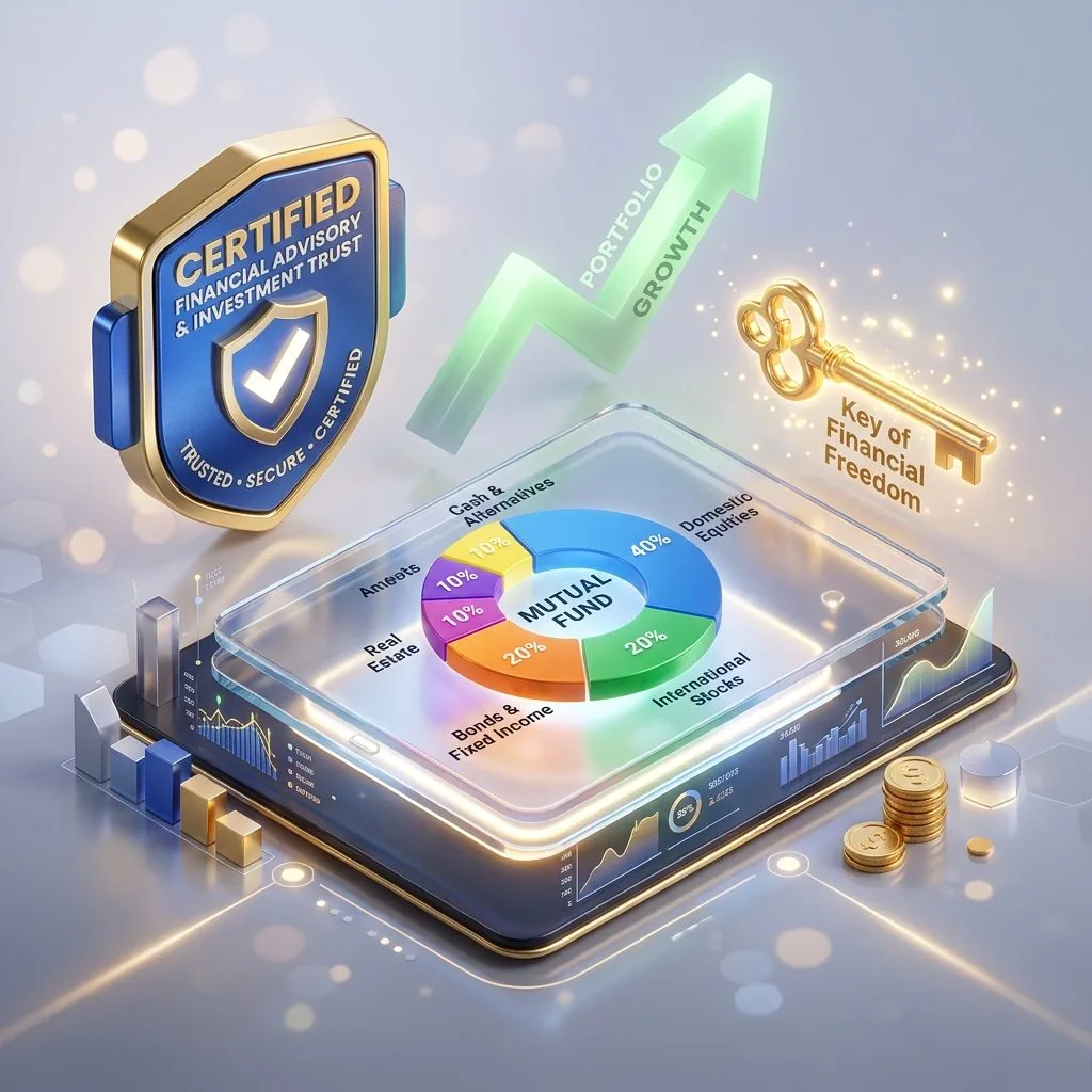 Certified Financial Advisory Shield 3D